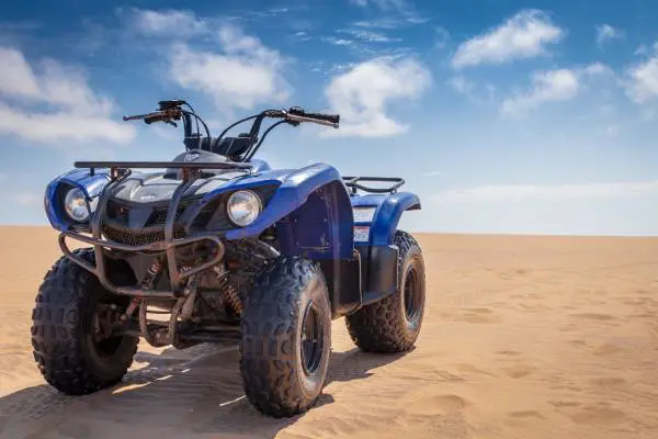 Quad bikes in desert